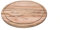 TRAMONTINA - Plato para Barbacoa, Tabla de Madera Teca, para Presentar y Servir Carne o Asado, Acabado Lijado Natural, Diseño Moderno, Diámetro de 26 cm