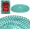 HOVUK® 10M Shiny Bead Garland, Shatterproof Ice Blue Bead Chain, Plastic Pearl Beads Christmas Garland, Traditional Luxury Christmas Tree Decoration