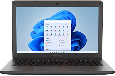 MEDION E14412 - Notebook HD Education da 35,5 cm (14), Intel Core i3-10110U, SSD da 256 GB, RAM da 8 GB, WLAN, webcam, Win 10 Home)