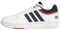 adidas Hoops 3.0 Low Classic Vintage Shoes, Zapatos Hombre, Cloud White Legend Ink Vivid Red, 40 2/3 EU