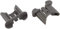 Aspares Rail End Cap for BEKO DWD4310W Dishwasher Basket (Set of 2 Pieces)