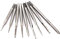 ATOPLEE 9 Stück metrische Gewindebohrer rechts, HSS 6542 kleines gerades Nutgewindegewindegewinde-Set, M1-M2,5