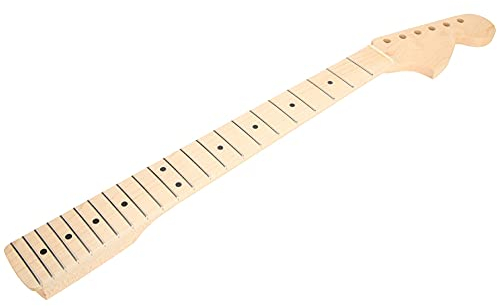 Gitarrenhals, 22-bündiger Ahorn-Gitarrenhals-Griffbrettersatz für ST-E-Gitarre