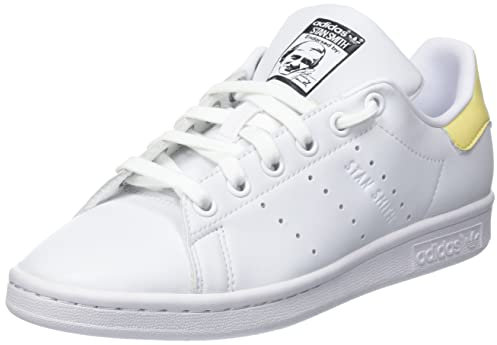 adidas Femme Stan Smith W Sneaker, FTWR White/Almost Yellow/Core Black, 36 2/3 EU