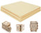 STARVAST Lot de 20 Feuilles de Contreplaqué 200 x 200 x 2mm, Planche Mince de Tilleu Carré, Panneau de Bois en Contreplaqué pour Bricolage, Artisanat, Pièce Chantournée