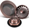 Mudder 3 Pcs Kitchen Sink Drain Strainer and Stopper Stainless Steel Garbage Disposal Plug with Handle Universal Anti-Clogging Kitchen Sink Filter Sieve Basket Strainer(Antique Copper)