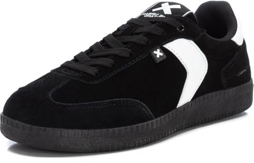 XTI - Zapatilla Hombre Negro - Calzado Cómodo y Versátil - Moda Casual - Modelo 14339604 (Talla 44)