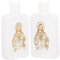 VINTORKY 2st Weihwasserflasche Flaschen Segnen Katholische Wasserflasche Weihwasserfläschchen Wasserflasche Zur Hochzeit, Taufe Religiöse Flasche Mit Ätherischen Ölen Das Kreuz Weiß Plastik