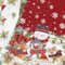 Romanstile Weihnachten Tischdecke Mitteldecke 80x80 cm abwaschbar quadratisch rot Schneemann wasserabweisend Tischtuch Deko für Silvester,Neujahr,Christmas,Weihnachsdeko,Winter,Couchtisch,Kinder