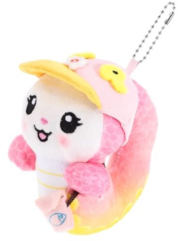 jojofuny Schlangen-Schlüsselanhänger Maskottchen-Puppenanhänger Schlangen-Stofftierpuppe Süßer Schlüsselanhänger Für Tasche Handtasche Auto Telefon