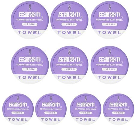 Komprimierte Badetücher zum Reisen, komprimiertes Badetuch,Hotel Handtuchtafeln | 28x56 Zoll Baumwollkomprimierte Badreisen wiederverwendbares Waschlappen für Hotel Camping Beach Schwimmurlaub