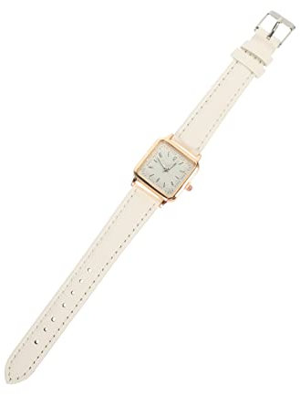 BESPORTBLE Damen Armbanduhr Analog Weiß Luminous Atmungsaktives Armband Elegante Quartz Uhr Für Casual Frauen Alltag