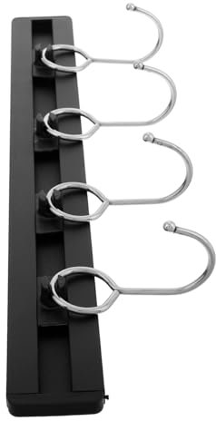TOPPERFUN Kitchen Hook Rack Wall-Mounted Drying Rack Utensil Hanger Space-Saving Organizer Nodrill Installation