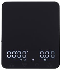 Salter Electronic Coffee Scale 3 Kg, 0.1 G Precision, Timer | Usb Rechargeable Battery, Tare Function, Digital Display, Protective Silicone Mat, For Espresso, Filter, Pour Over Brewing
