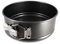 MENASTYL - Moule à charnière 18cm - 6020758, Idéal gâteaux ronds démoulage facile avec fond amovible - moule démontable en acier carbone antiadhésif noir