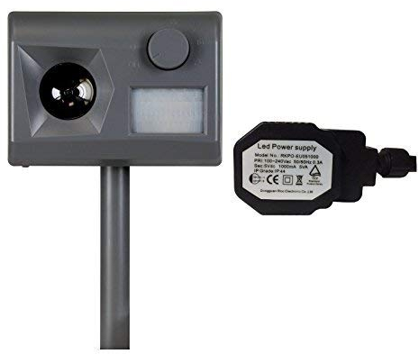 Weitech Garden Protector 3 - inklusive Outdoor Netzadapter - Ultraschall Tiervertreiber