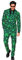 W WIDMANN MILANO Party Fashion - Kostüm Ganja Style, Anzug Hanfblätter, Cannabis, Marihuana, Festival Outfit, Faschingskostüme