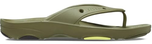 Crocs Unisex's Classic All-Terrain Flip Flop, 37/38 EU, Aloe, 4.5 UK
