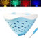 Jiosdo Jouets de bain lumineux pour bébés de 1, 2, 3, 4 ans, monde des poissons sous l'eau - Jouet de bain sensoriel pour bébés et tout-petits - Anniversaire pour garçons et filles