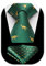 HISDERN Corbatas Verde Hombre y Pañuelo Corbata con Motivo Dinosaurio Modernas Conjunto Corbatas Elegante Boda