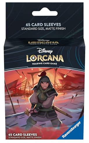 Disney Lorcana Trading Card Game: Aufstieg der Flutgestalten - Kartenhüllen Mulan