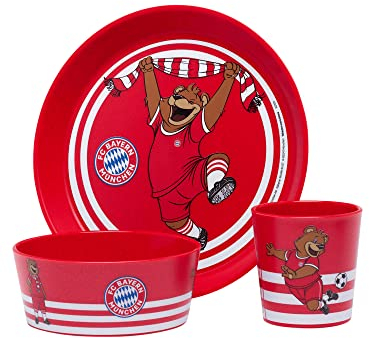 FC Bayern München Kindergeschirr Set 3teilig Berni