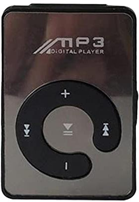LATAFA Lettore MP3 da 8 GB con clip, 1,69 pollici lettore musicale con bluetoot, lettore MP3 con 8 GB di supporto TF Card 6 colori morsetto lettore MP3 con cavo USB e auricolare