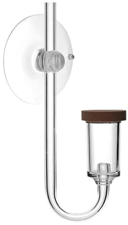 Aquarium CO2 Diffusor, Neo CO2-Diffuser mit Keramik, φ 13mm/19mm/25mm optional, Feine Co2-Nebel, Co2 Diffusor mit Saugnapf für alle Arten von Aquar