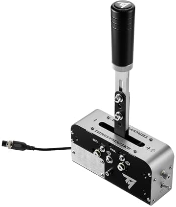 Thrustmaster TSS Handbrake, Freno de Mano Progresivo y Cambio de Marchas Secuencial, para PC, PS5, PS4, Xbox Series X|S, Xbox One