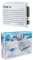 KIT SET PER PYLE PLMRA410BT 1 amplificatore marino a 4 canali, classe ab, 4 x 100 watt max, waterproof, connettività bluetooth 2.1, per piscina, imbarcazioni, barca, 1 pezzo + cavi omaggio