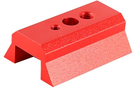 Brensty Dovetail Rail Plate Telescope Finder Base Spacer Astronomy Telescope Mount Parts Guide Dovetail Rail,Red