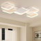 BAYHT LED Deckenlamp Wohnzimmerlampe Dimmbar Deckenleuchte mit Fernbedienung 56W 6720LM 3000K-6500K Geeignet für Wohnzimmer, Deckenleuchte Schlafzimmer Weiß