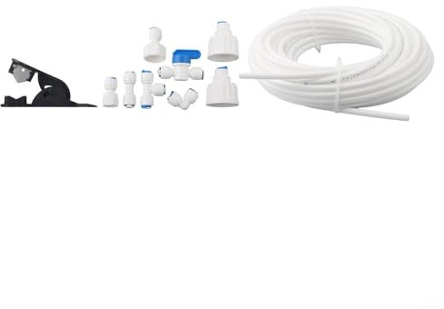 15 Meters Water Supply Pipes Tube and Fridge Connectors Kit Water Supply Pipes Tube and Fridge Connectors Kit for Fridge Refrigerator