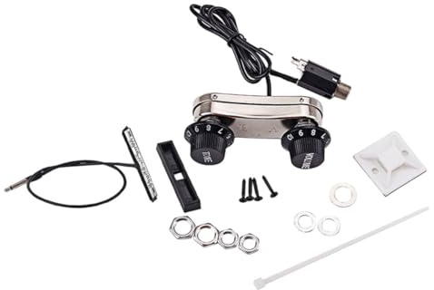 Hoement Violin Piezo Pickup Satz Musikinstrumentenzubehör Leichter Kompakter Violinen Wandler Aus Langlebigem Material Ersatz Für Übungs Und Bühnenaufnahme