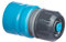 Flopro 70300536 Water Stop Garden Hose Connector, Blue, 3.4 x 3.4 x 5.8 cm