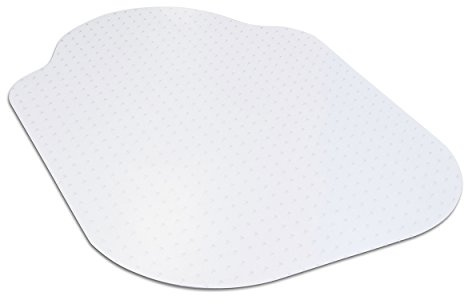 Evolve 33 x 44 Clear Office Chair Mat with Rounded Corners for Low Pile Carpets, Made in The USA, C5B5003G