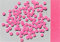 SAFIRMES 100 Tabletten – Konfetti 6 mm Rosa Hot Pink Glitter Flex zum Aufbügeln Hot Fix