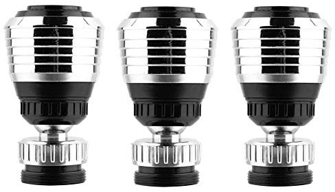 3 Pcs 360 Swivel Water Saving Tap Faucet Nozzle Filter Adapter Aerator Diffuser for Kitchen Accessories