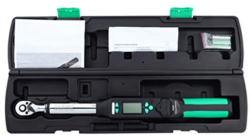 KS Tools Digitaler DrehmomentschlüSsel - 3 Messmodi, 4 Drehmomenteinheiten, Hochpräziser Bidirektionaler Ratschenschlüssel,1/4-Inch-Drive(1-5Nm)