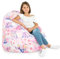 Italpouf Sitzsack XL, Indoor, Sitzsack Sessel für Kinder, Riesensitzsack, EPS Perlen Füllung, Abnehmbarer Bezug, Maschinenwaschbar, Kindersessel, Zertifiziert, Prinzessin