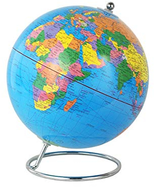 Home Gadgets Globo Terraqueo Decorativo Escritorio Azul 23 cm