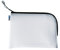 HERMA 20021 Trousse de toilette A5 à fermeture éclair (26 x 20 cm) petite pochette transparente à fermeture zip pour produits cosmétiques, liquides, maquillage, brosse à dents, sac cosmétique, noir
