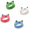 Cricia Niedliche Frosch-Ton-Ringe, 3D niedlicher Tierharz-Ästhetik-Schmuck, stapelbarer handgefertigter personalisierter Cartoon-Ring, Mode-lustiges Ring-Set für Frauen Mädchen