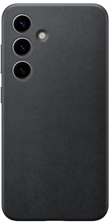 Samsung Vegan Leather Case cover in pelle vegetale per Galaxy S24, Black