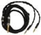 Headphone Cable, 4.4mm to Dual 3.5mm Silver Plated Earphone Cable Replacement High Resolution 8 Core Balanced Headset Cable