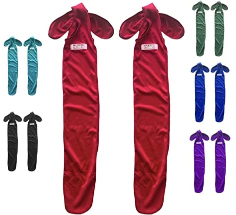 Majestic Ally Lycra Schwanztasche für Pferde - um den Schwanz sauber und geschützt zu halten - 2er Set (rot)