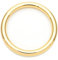 CRAFTMEMORE 4 x O-Ring-O-Ringe, starkes Metall, geschweißt, kreisförmige Schnalle für Geldbörse, Tasche, Halsband, Lederhandwerk, SCOG (5,1 cm, Gold)