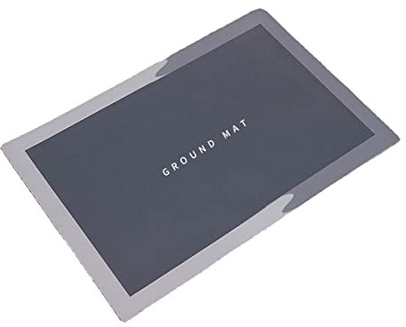Helweet Tappeto Bagno Antiscivolo, Assorbenti, per Doccia, Morbido in Microfibra, 40 x 60cm, Grigio