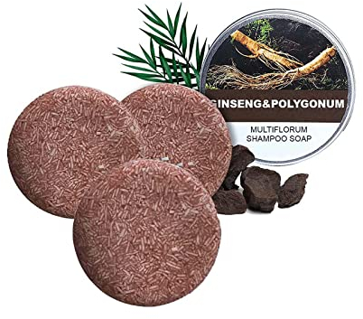 Refresspro Black Hair Darkening Shampoo Bar Set, Refresspro Hair Darkening Shampoo Bar Set, Refresh Pro Black Hair Shampoo, Haar Darkening Organic Black Bar (3PC)