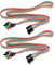 EMSea 2 PC Power Switch Button Cable Desktop Computer Case Motherboard On/Off/Reset/HDD Switch Cord Front Bezel Wire with red green LED indicator light